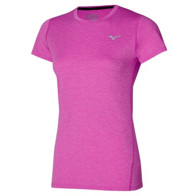 Camisa Mizuno Impulse Core Tee Mujer Rosas - Chile M264WARHXD